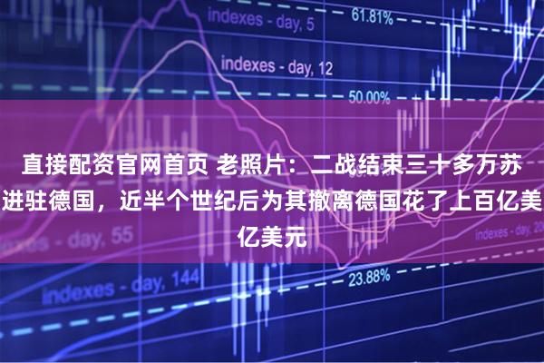 直接配资官网首页 老照片：二战结束三十多万苏军进驻德国，近半个世纪后为其撤离德国花了上百亿美元